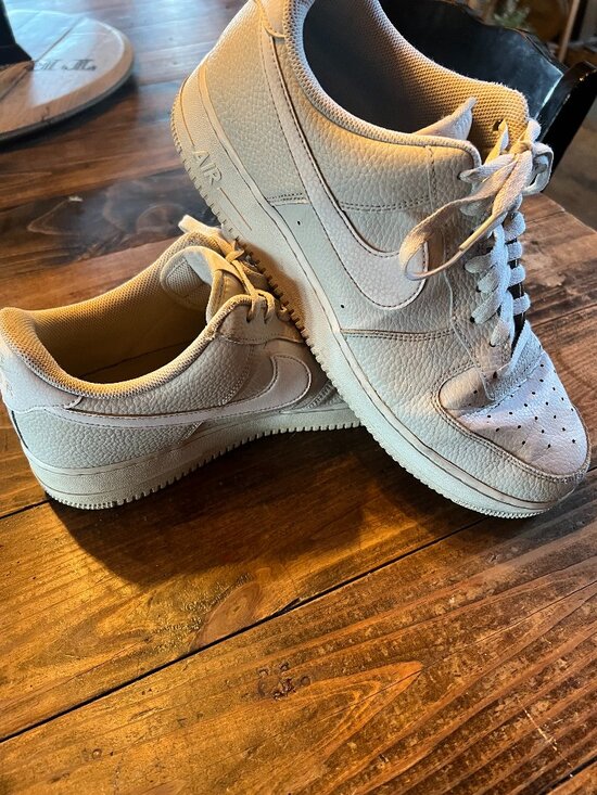 Nike Other - NIKE Air Force 1 One Low Shoes - Triple White - Men's Size 12